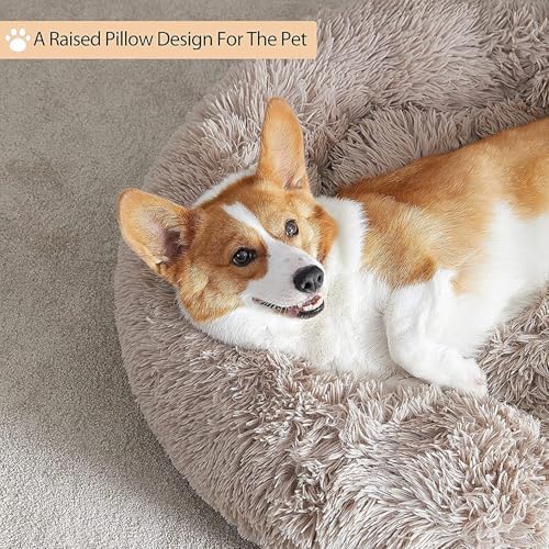 WNPETHOME Large Round Calming Dog Bed Cat Bed - Image 4