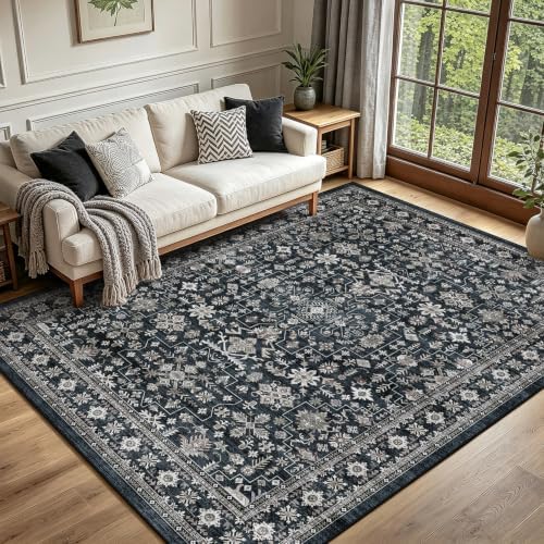 Grey Washable Area Rug 5x7 - Image 3