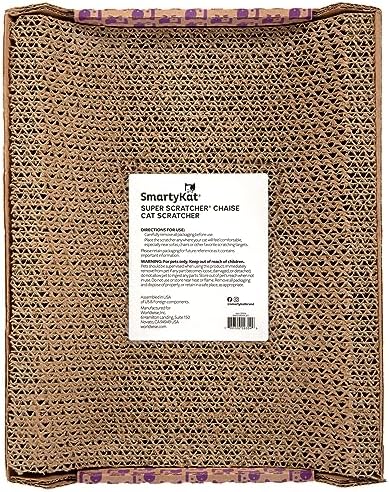 SmartyKat Super Scratcher Chaise Corrugated Cat Scratcher, Catnip Infusion - Image 4