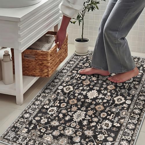 2x5 Non Slip Hallway Runner: Machine Washable Ultra Soft Rug - Image 4