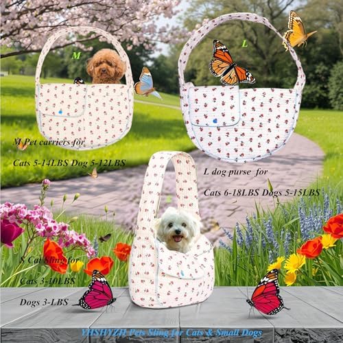 Pet Sling Carrier for Cat Small Dog Gifts for Pet Mom Girls - Image 5