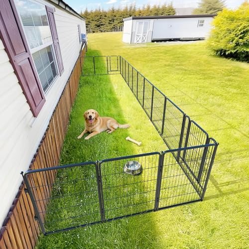 FXW Rollick Dog Playpen with Fence-to-Wall Anchors, 16 Panels - Image 2