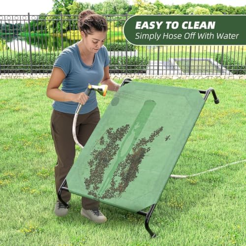 Simple Trending Raised Dog Bed for Large Dogs, Waterproof Dog Cot - Image 6