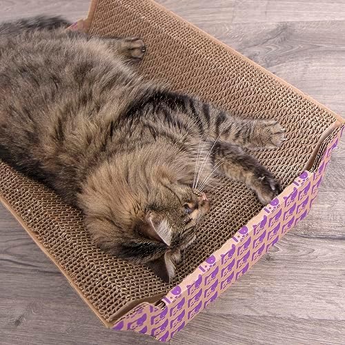 SmartyKat Super Scratcher Chaise Corrugated Cat Scratcher, Catnip Infusion - Image 3
