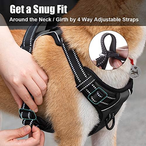 PoyPet No Pull Dog Harness Small, Reflective Vest - Image 4