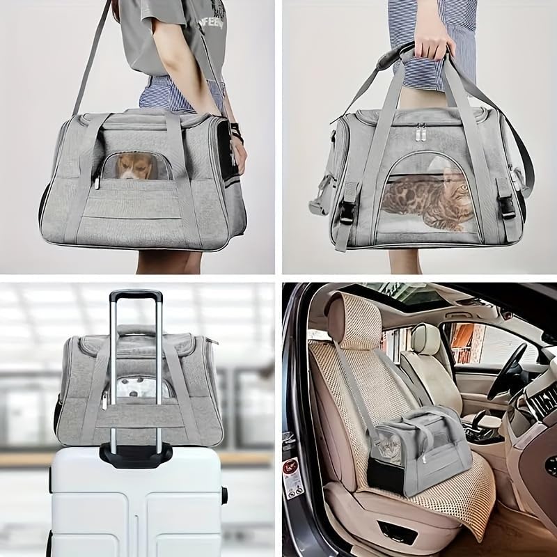 Cat Carrier Bag, Airline Approved Soft Carrier - Image 3