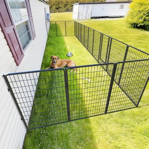 FXW Rollick Dog Playpen with Fence-to-Wall Anchors, 16 Panels - Image 2