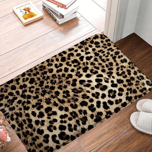 Leopard Print Bath Mat Cheetah Wild Safari Skin Powerful Animal Big Cat - Image 6