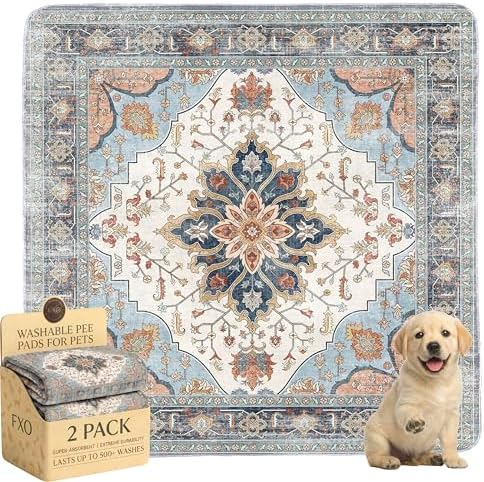Washable Pee Pads for Dogs, Great Urine Absorbent Reusable Puppy Training Pads by Peepads