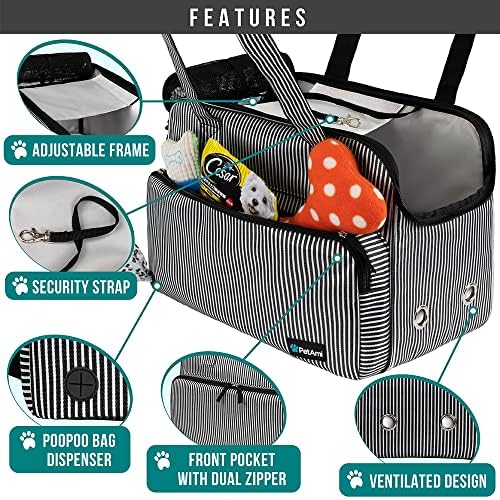 PetAmi Small Dog Purse Carrier, Airline Approved Soft Sided Tote - Image 3