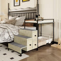 BOSSIN Pet Window Perch with Stairs and 3 Drawers Large Bunk Bed by BOSSIN