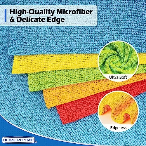 Microfiber Towels for Cars, 24 Pack Microfiber Cleaning Cloths, 11.5"*11.5" - Image 5