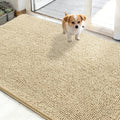 OLANLY Dog Door Mat for Muddy Paws 48x30, Super Absorbent Chenille Mud Mat by OLANLY