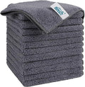 HOMEXCEL Grey Microfiber Cleaning Cloth, Microfiber Towels by HOMEXCEL