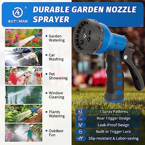 AUTOMAN-Garden-Hose-Nozzle, ABS Water Spray Nozzle - Image 6