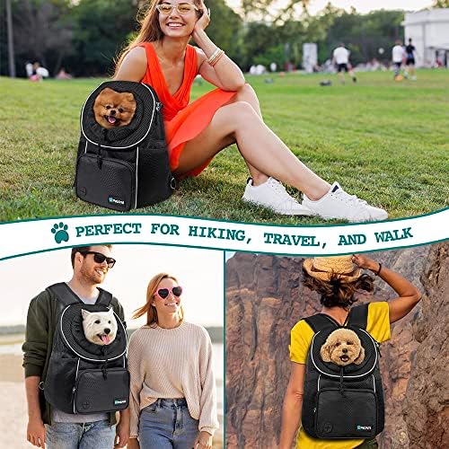 PetAmi Adjustable Dog & Cat Chest Carrier Backpack, Ventilated - Image 6