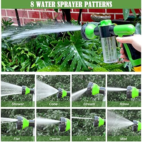 Dog Wash Sprayer Outdoor, 8-in-1 Dog Sprayer Hose Attachment - Image 2