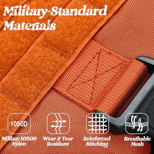 rabbitgoo Tactical Dog Harness for Medium, Heavy Duty Military No Pull Vest - Image 5