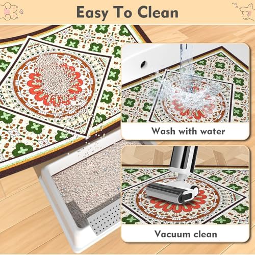 Extra Large Cat Litter Mat 30"x24", Heavy-Duty Litter Rug Catcher - Image 5