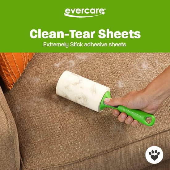 Evercare Pack of 4 Pet Extreme Stick Plus Lint Roller Refill Rolls - Image 5