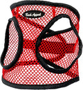 Bark Appeal Red Netted Step-in Dog Harness by BarkAppeal