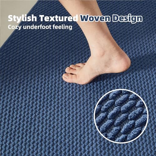 TYUU Bathroom Runner Rugs, Long Bath Mat Runner Washable Thin Quick Dry Low - Image 2