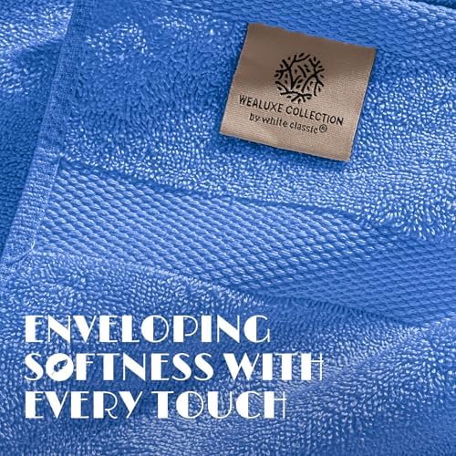 Wealuxe Light Blue Hand Towels 16x27 - Image 3