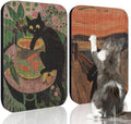 2 Pack Cat Wall Scratcher, Art Cat Scratching Board by LESISSMER