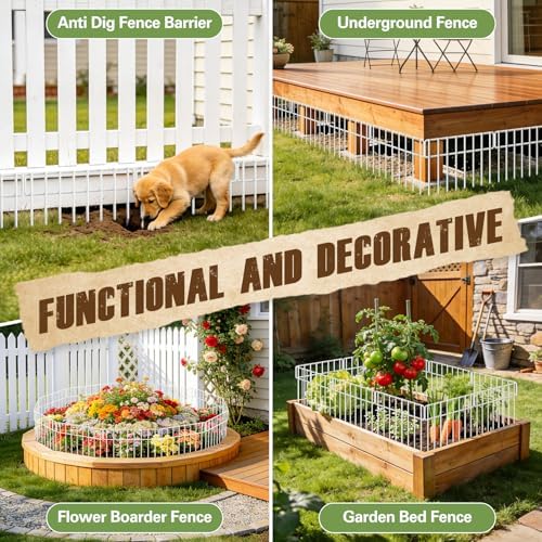 HIHADUUM 20Ft X 13Inch Animal Barrier Fence - Image 6
