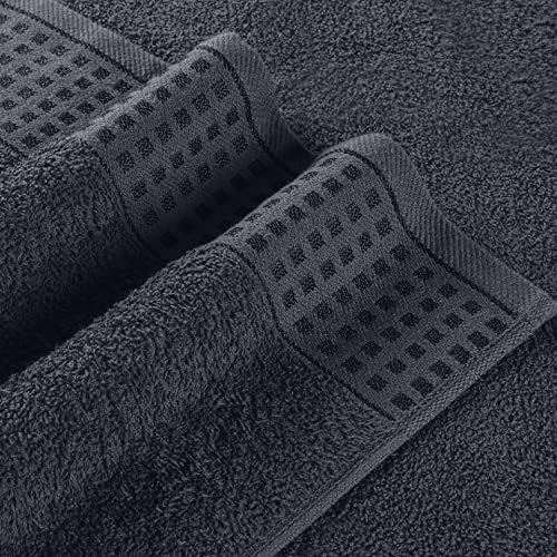 GLAMBURG 100% Cotton Ultra Soft 6 Pack Towel Set, Contains 2 Bath Towels 28x55 - Image 2