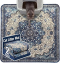 Hompet Cat Litter Mat 2 Pack, 36x36 Large Machine Washable Trapping Mats by Hompet