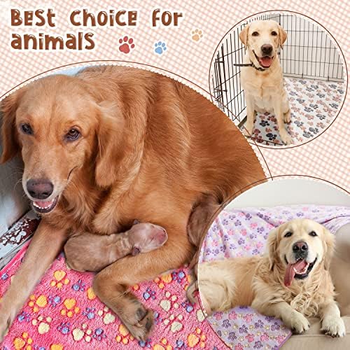 Tatuo 4 Pcs Fleece Dog Blankets - Image 3
