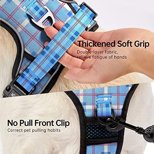 NESTROAD Dog Harness for Medium Sized Dog, No Pull Dog Vest Harness Set - Image 3