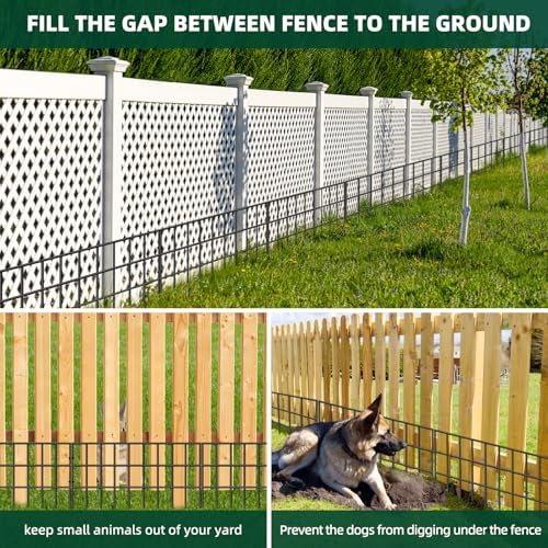 42.5ft x 13in Animal Barrier Fence, 30 Panels No Dig Garden Fence - Image 2
