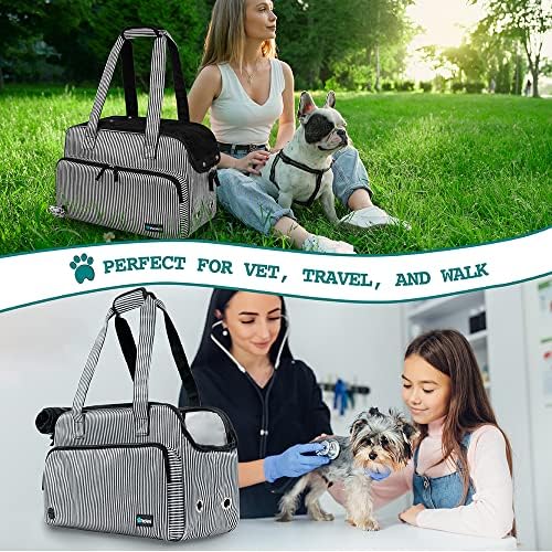 PetAmi Small Dog Purse Carrier, Airline Approved Soft Sided Tote - Image 6