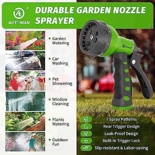 AUTOMAN-Garden-Hose-Nozzle, ABS Water Spray Nozzle - Image 6