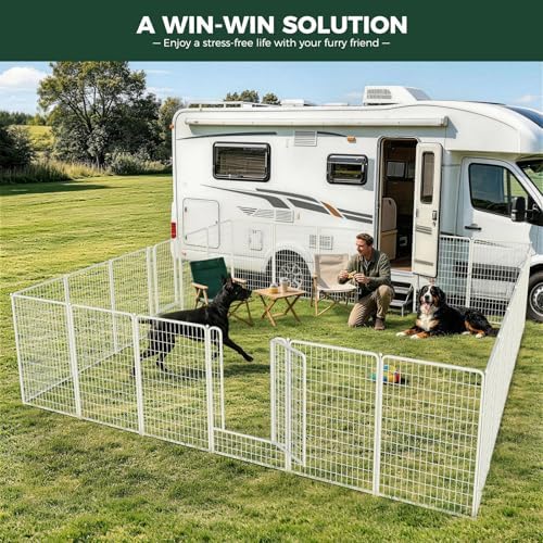 FXW Rollick Dog Playpen, Yard & RV Camping, 8 Panels - Image 3