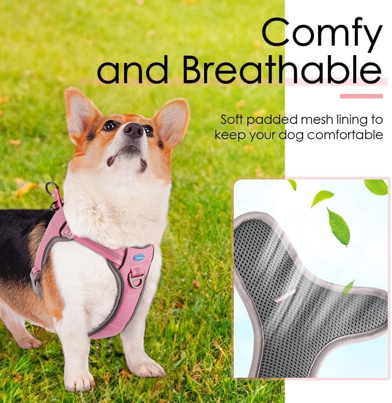 ThinkPet No-Pull Harness, Escape Proof Step-in Reflective Dog Vest Adjustable - Image 5