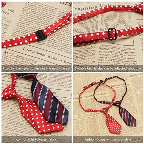 Segarty Dog Bow Ties, 40 Pack Bulk Neck Ties Costumes for Small Medium Dogs Puppy, Grooming Accessory Gift - Image 6