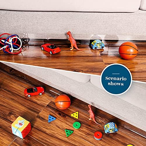 8-Pack Clear Under Couch Blocker-3.2" H x126 L Toy & Pet Gap Barrier - Image 7
