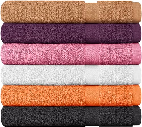 Towel and Linen Mart 100% Cotton 6 Pack Bath Towel Set, Quick Dry, Super - Image 6