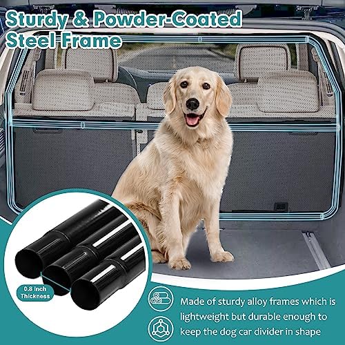 Dog Car Barrier Escape-Proof, Durable Back Seat Car Gate Trunk Barrier - Image 5