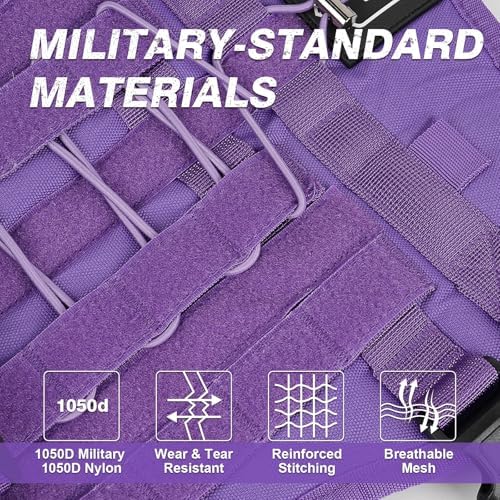 No Pull Tactical Dog Harness for Large Dogs, Service Dog Vest - Image 2