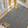 GORILLA GRIP SoakSTOPPER Dog Door Mat, Machine Wash and Dry, 60x36 Gray by GorillaGrip