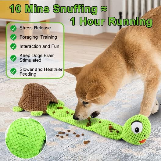 Letsmeet Dog Squeak Toys Dogs Enrichment Treat Dispensing Puzzle Toys - Image 3