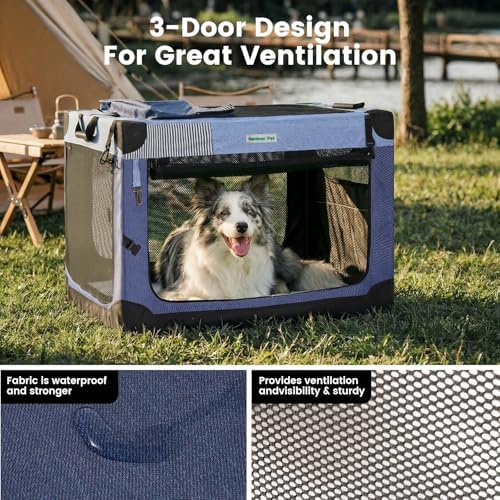 Gardner Pet Soft Collapsible Dog Crate - Image 2