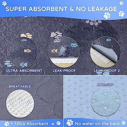 Aitmexcn Washable Pee Pads for Dogs, Extra Large 72"x72", 1 Pack Reusable Puppy - Image 3
