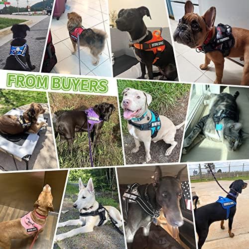 voopet Service Dog Harness, Emotional Support Pet Vest Harness, Reflective - Image 3
