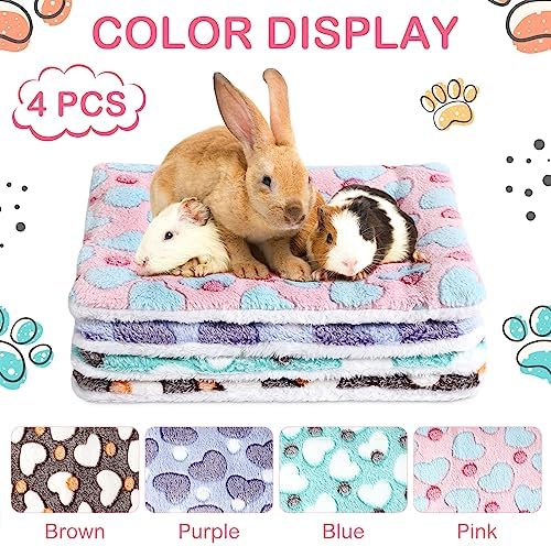 Haull 4 Pcs Waterproof Guinea Pig Bedding Mat, 13 x 10 - Image 5