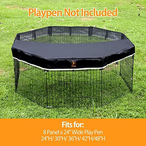 PJYuCien Playpen Top Cover for 24'' Width 8 Panel Pen, Hook Connect - Image 2